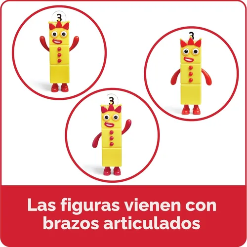 Miniatura 5 de hand2mind Numberblocks Friends Uno a Cinco, Set de Figuras de Acción, Figuras de Juguete y Sets de Juego, Pequeñas Figurillas para Niños, Bloques