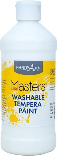 Miniatura 5 de Handy Art Little Masters - Pintura al temple lavable, turquesa, botella de 128 onzas, brillante y mezclable, alta opacidad, colores lavables