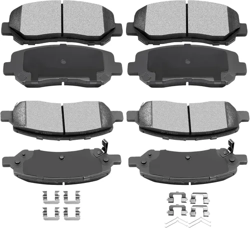 Miniatura 21 de ECCPP - Juego de 4 pastillas de freno de disco de cerámica traseras para 1994 1995 1996 1997 1998 1999 2000 2001 2002 2003 2004 para Ford Mustang