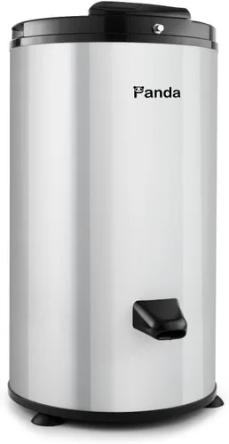 Miniatura 8 de Panda Secadora Centrífuga Portátil de 3200 RPM – Capacidad de 22 libras, Tambor y Carcasa Exterior de Acero Inoxidable, 110V – Elegante Gris Oscuro