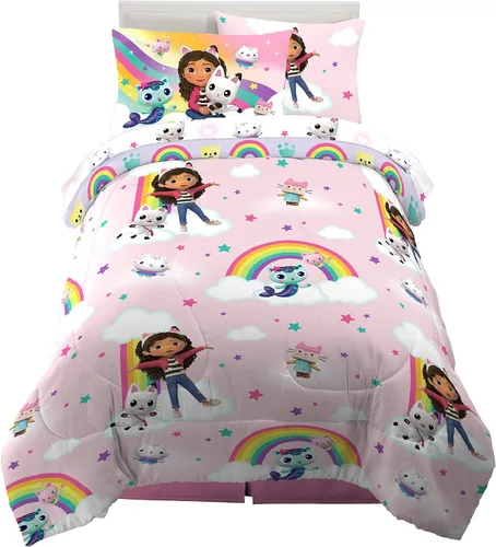 Miniatura 71 de Franco - Juego de ropa de cama para niños, edredón y sábanas supersuaves con funda de almohada, 5 piezas, tamaño individual, Jurassic World, 6A1348