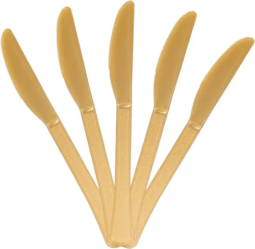 Miniatura 16 de JAM Paper Premium Utensils Party Pack - Cuchillos de plástico - Fucsia rosa intenso - 48 cuchillos desechables/paquete