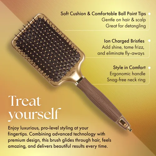 Miniatura 3 de Olivia Garden Cepillo de pelo de cerámica + Ion Nano Thermic Styler