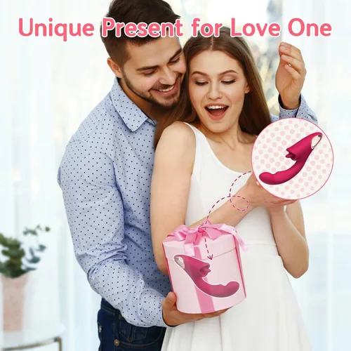 Miniatura 8 de Juguetes sexuales vibradores de juguete rosa para mujeres, juguetes para adultos, vibradores, juguete sexual con 9 modos de lamer y aletear, 9