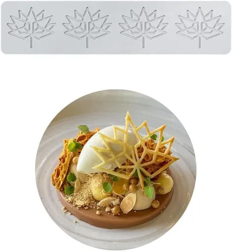 Miniatura 6 de Tapete de silicona para estampado de pastel de encaje de hojas comestibles de azúcar, tapete de encaje de impresión de fondant, molde de decoración