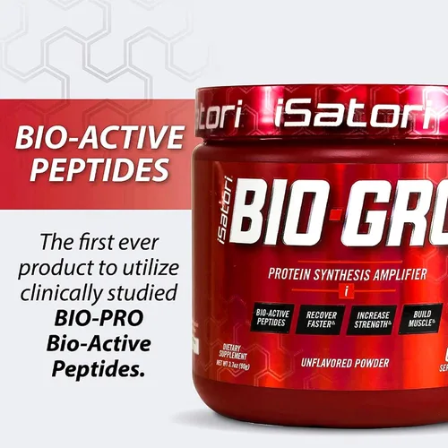 Miniatura 3 de iSatori BIO-GRO Amplificador de síntesis de proteínas, para recuperación muscular y crecimiento, suplemento de calostro y sin estimulantes mejorado