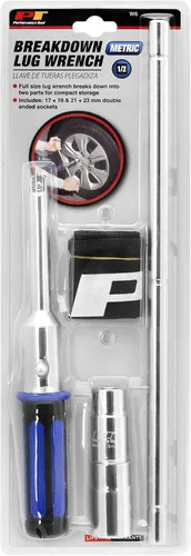 Miniatura 4 de Performance Tool W6 Llave métrica compacta de 4 vías cruzadas (17, 19, 21 y 0.906 in)
