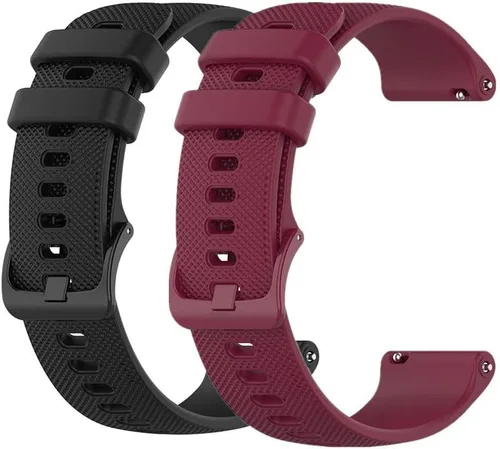 Miniatura 3 de 22mm Watch Band Compatible with Garmin vivoactive 4/Venu 2,Sport Strap Silicone Replacement Band for Polar Vantage M Azul oscuro