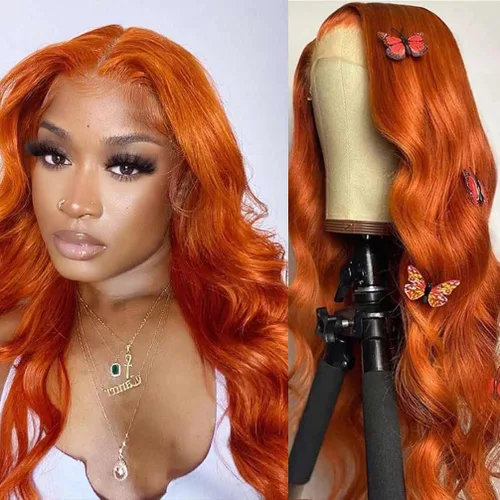 Miniatura 25 de Srakuw Wear and Go - Pelucas de cabello humano sin pegamento, precortadas con encaje frontal, pelucas para mujeres negras, sin pegamento, onda