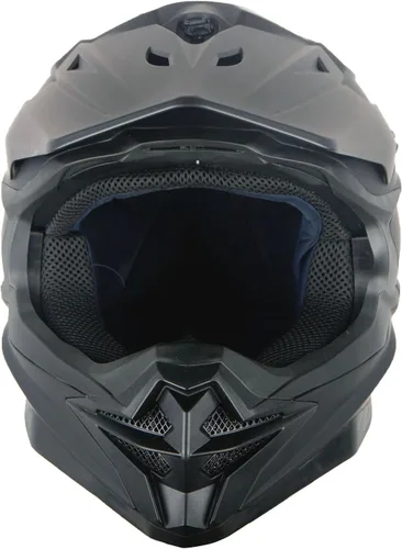 Miniatura 4 de 1Storm - Casco de motocross para adultos, bicicleta de montaña de descenso, BMX, MX, ATV, motocicleta todoterreno, estilo Storm HF803; negro mate