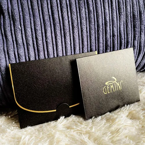 Miniatura 4 de Gemini Anillo de oro amarillo de 18 quilates con grabado gratuito para él y para ella, novio y novia, para aniversario, boda, pareja, regalo del día