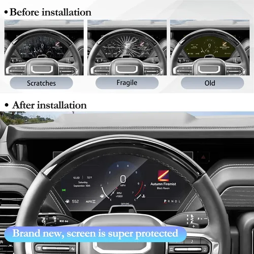 Miniatura 5 de SKTU Paquete de 2 protectores de pantalla para GMC Yukon 2025 2026 de 11 pulgadas para GMC Yukon 2025+