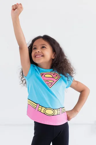 Miniatura 2 de DC Comics Wonder Woman - Paquete de 4 camisetas para niñas, Oro