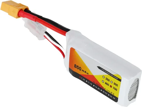 Miniatura 5 de 70C LiPo Batería 2s lipo Alta Tasa de Descarga Profesional Portátil Enchufe 850mah 2S Reemplazo RC Coche LiPo Batería 2S 650mah para RC Toy Store