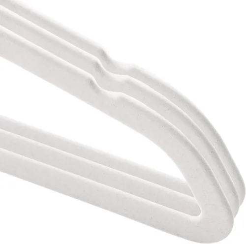 Miniatura 3 de Casafield 50 perchas de terciopelo para bebé, tamaño de 11 pulgadas, para ropa de bebés y niños pequeños, color marfil