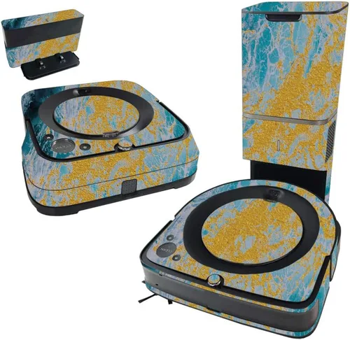 Miniatura 25 de MightySkins Skin compatible con iRobot Roomba s9+ Vacuum & Braava Jet m6 Bundle – Blue Canyon Cubierta de vinilo duradera y única Fácil