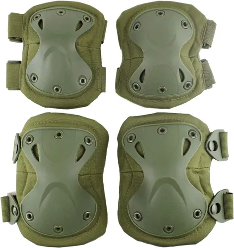Miniatura 15 de Almohadillas Protectoras Tácticas de Combate para Rodilla y Codo para Juegos de Paintball CS al Aire Libre, Ciclismo, Seguridad, Equipo