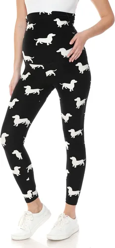 Miniatura 4 de Leggings Depot - Leggings de maternidad para mujer, sobre el vientre, mallas de yoga casuales para embarazo