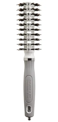 Olivia Garden Cerámica + Ion Turbo Vent Combo Cepillo de pelo (cerdas iónicas y 100% de jabalí)