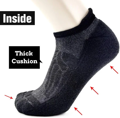 Miniatura 4 de Busy Socks Calcetines de compresión de lana merino para hombres y mujeres, calcetines suaves y gruesos, 36 pares
