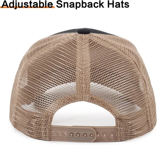 Miniatura 3 de Gorra de béisbol bordada ajustable para hombre, gorra de béisbol bordada con malla transpirable, parche cuadrado, gorras para mujer