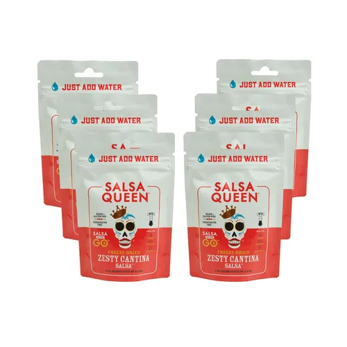 Miniatura 15 de Salsa Queen Salsa gourmet de chile rojo liofilizado Ingredientes frescos Vida útil de más de 3 años No necesita refrigeración Vegana