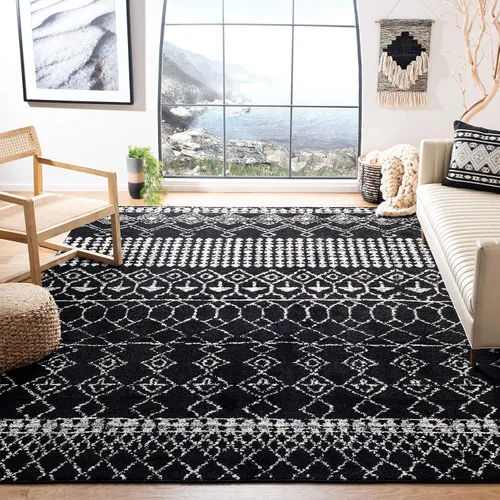 Miniatura 39 de SAFAVIEH Tulum Collection - Alfombra decorativa de 2 x 3 pies, diseño marroquí bohemio envejecido, no desprende pelusa y fácil de limpiar, ideal