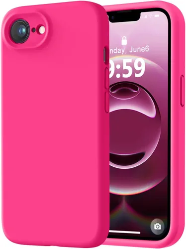 Miniatura 332 de LOVE 3000 Compatible con Funda para iPhone 15, [Cámara de Cobertura Completa de Silicona Suave] [Protección contra Caídas de 8 pies], Forro de Negro