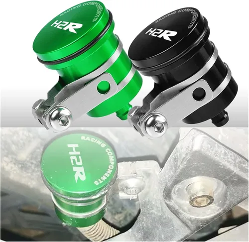 Miniatura 2 de Tapa protectora para KAWASAKI H2R 2008-2016 universal motocicleta depósito de líquido de freno trasero tanque de embrague tanque aceite líquido Copa