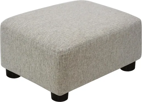 Miniatura 15 de CAROLMADE Taburete Pequeño Otomana Reposapiés con Patas Bajo el Escritorio Reposapiés para Sala de Estar, Dormitorio y Oficina, Negro