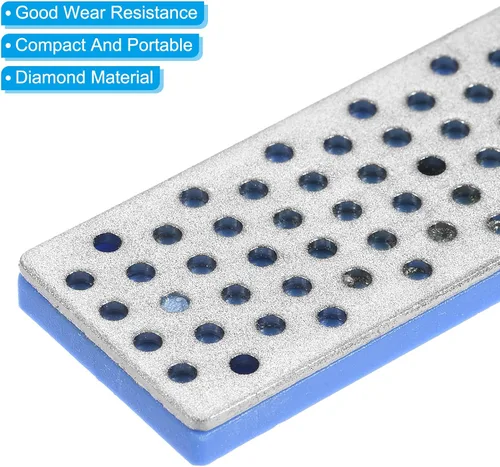 Miniatura 4 de PATIKIL Piedra de diamante extrafina/fina/gruesa de 2.756 in, para esquí, snowboard, paquete de 3 afiladores de borde de esquí, piedra de afilar