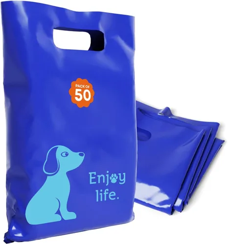 Miniatura 26 de Bolsas de plástico con asas – Bolsas de mercancía de 12 x 15 pulgadas para pequeñas empresas – Bolsas troqueladas para compras minoristas y Negro
