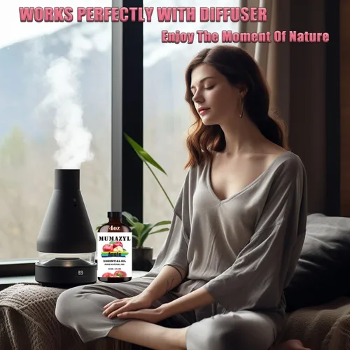 Miniatura 4 de Aceite esencial de manzana, aceite de manzana 4 onzas líquidas 120ML para difusor, humidificador, yoga, limpieza, bricolaje, velas, fabricación