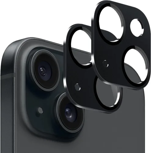 Miniatura 6 de SAHARA ZeroDamage ZD00049 - Protector de lente de cámara de vidrio flexible HD para iPhone 13 Pro y Pro Max (paquete de 2), color negro
