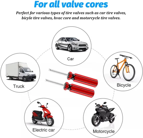 Miniatura 3 de Herramienta de extracción de vástago de válvula de neumático de automóvil, removedor de núcleo de válvula de un solo cabezal, accesorios