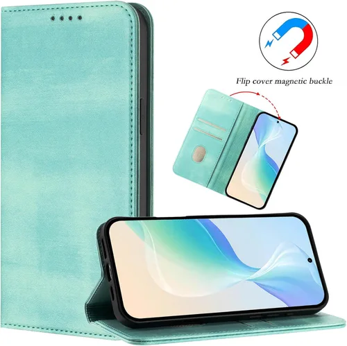 Miniatura 3 de Funda compatible con Motorola Moto E22 4G, compatible con Motorola Moto E22i 4G Card Slotting Wallet Phone Funda de cuero QS