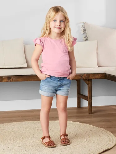 Miniatura 3 de Simple Joys by Carter's Pantalones cortos de mezclilla para niña, paquete de 2