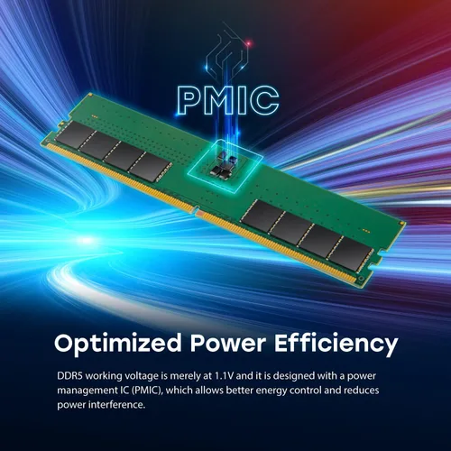 Miniatura 6 de Transcend Memoria RAM DDR5 de 16 GB, 4800 MHz UDIMM, compatible con Intel y AMD Ryzen, módulo de memoria de computadora de escritorio, ECC PC5-38400