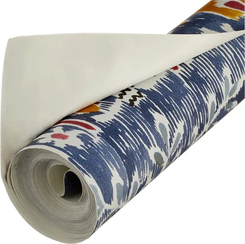 Miniatura 2 de RoomMates RMK12372PL - Papel tapiz autoadhesivo de Ikat persa Azul