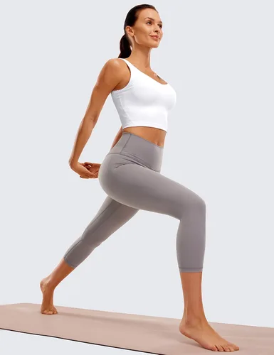 Miniatura 3 de CRZ YOGA - Pantalones de yoga ajustados con cintura alta para mujer, con sensación de segunda piel, para yoga y entrenamiento, leggings