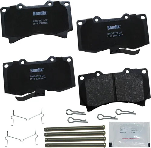 Miniatura 453 de Pastillas de freno delanteras cerámicas Bendix Priority1 CFC2302 para Hyundai Elantra 2021, Sonata 2022-2020, Kia K5 2023-2021