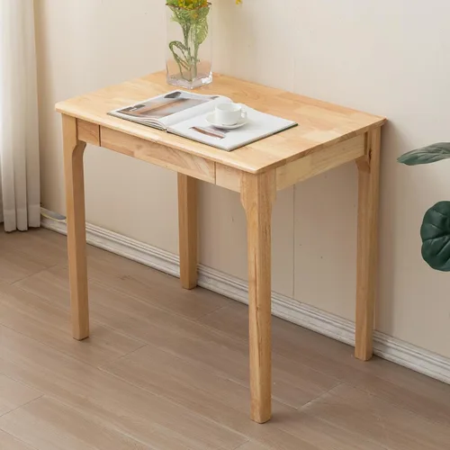 Miniatura 11 de Escritorio de Madera Sólida, Escritorio de Juego y Estudio para Oficina en Casa, para Trabajo, Escritorio para PC de Estudiantes para Dormitorio