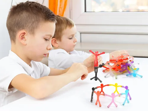Miniatura 3 de 60 piezas de juguetes magnéticos para hombres y personas, imanes para niños, juguetes de viaje, para imanes de refrigerador, oficina, decoración