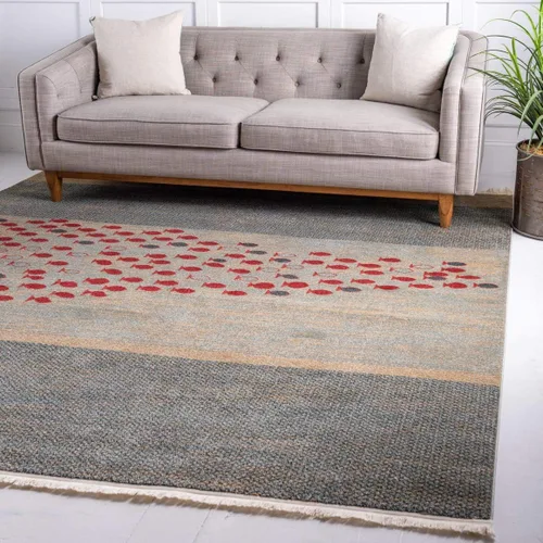 Miniatura 12 de Unique Loom Fars Collection - Alfombra de área - Jordania (2 pies 2 pulgadas x 3 pies, rectangular, azul/azul claro)