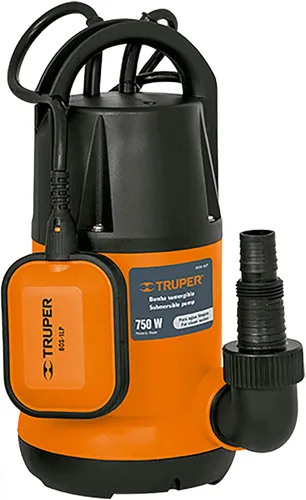 TRUPER BOS-1LP Bombas de agua limpia sumergibles 1Hp (750 w)