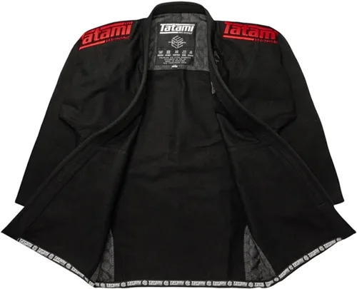 Miniatura 4 de Tatami Fightwear Estilo Black Label Jiu Jitsu Gi para hombre con chaqueta de tejido perla premium de 550 GSM, pantalones BJJ y bolsa