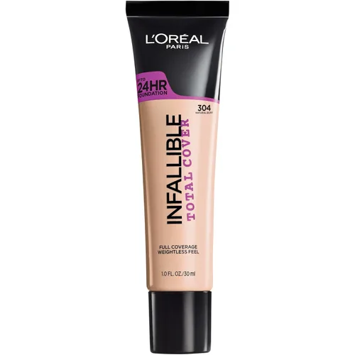 Miniatura 13 de L'Oreal Paris cosméticos base infalible de cubierta total, Tan clásiico Bronceado clásico 310