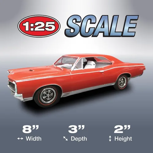 Miniatura 4 de MPC 1967 Pontiac GTO Weekend Warrior - Kit de modelo a escala 1/25 - Vehículos vintage construibles para niños y adultos
