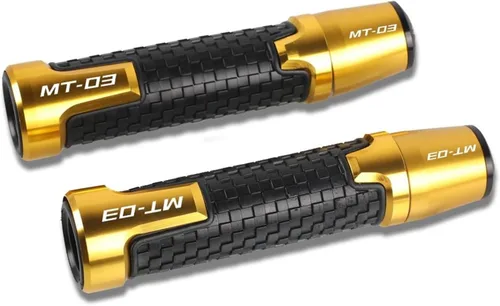 Motorcycle Handlebar Motorcycle Aluminum Handlebar Grip Ends for MT03 MT-03 MT 03 2005-2020 2019 2018 2017 2016 7/8''22mm Handle Bar Grips Motorbike