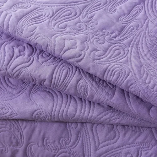 Miniatura 181 de HoneiLife - Juego de colcha de tamaño Queen, juego de ropa de cama de pana bordada de 3 piezas, colcha de lujo, ligera, cálida, para todas las Pana